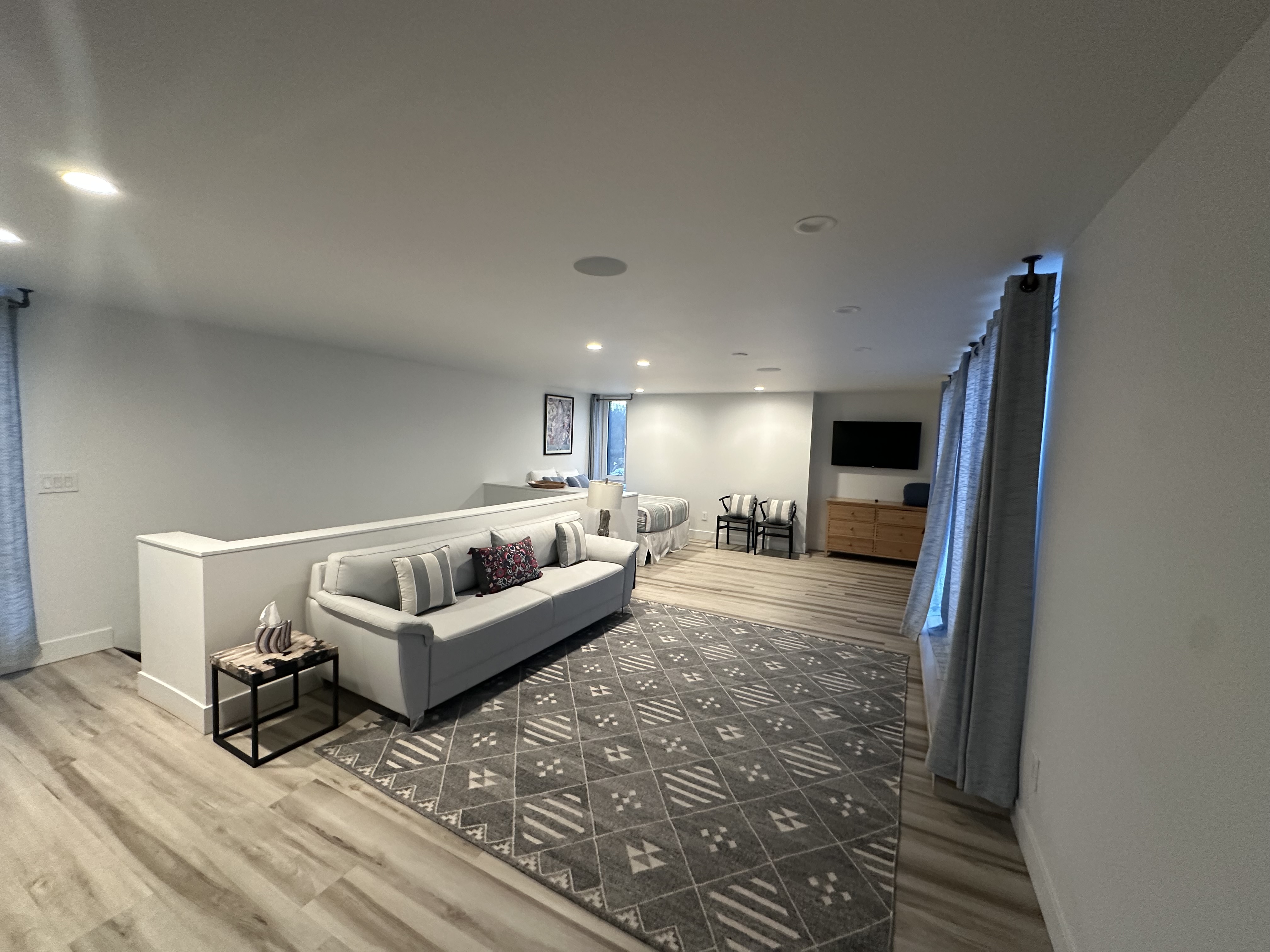 Third floor loft social space, Villa at Bootleggers Landing, sleeps 10 guests